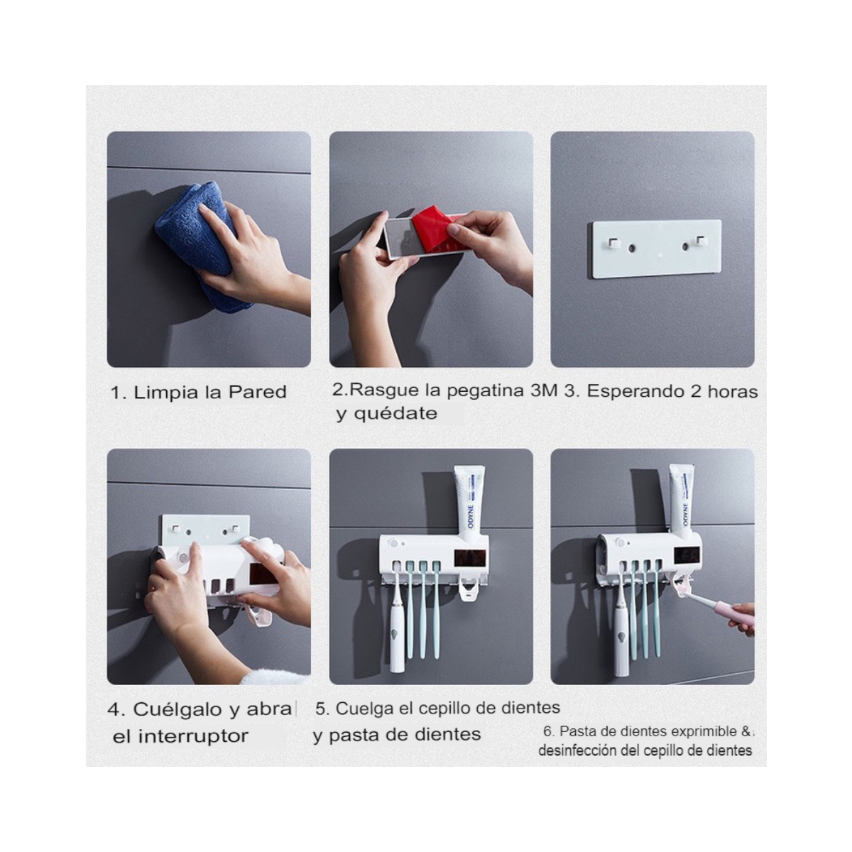 Soporte Esterilizador de Cepillos